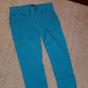 Vince Camuto turquoise pants